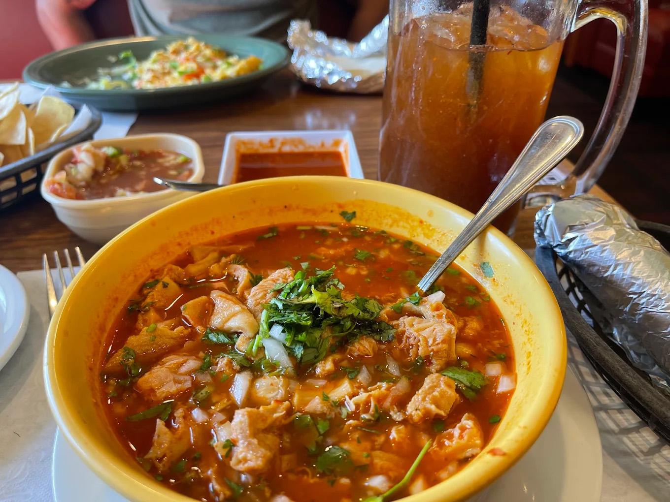 Traditional Mexican food at Casa Lupe