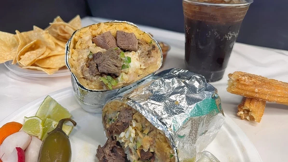 Food and market selections at Casa Lupe Market in Gridley California